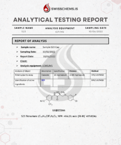 HPLC Test Result S23 page 1