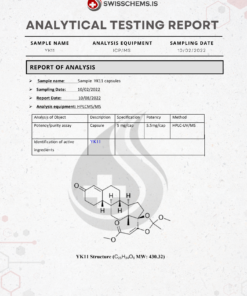 HPLC Test Result YK11